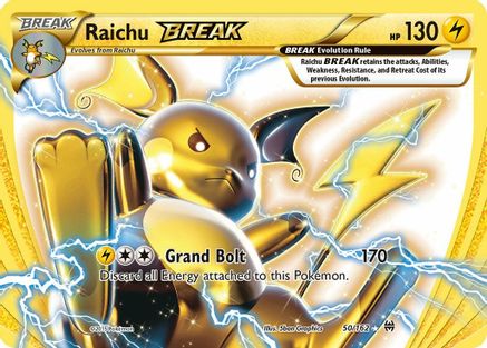 Raichu BREAK 050 - Holofoil XY BREAKthrough - Rare BREAK