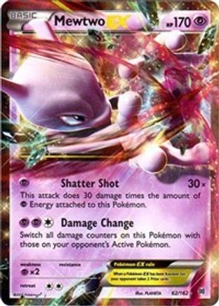 Mewtwo EX (62) (62) 062 - Holofoil XY BREAKthrough - Ultra Rare