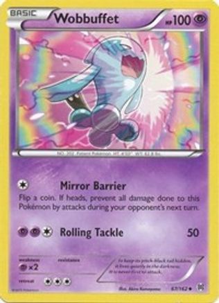 Wobbuffet 067 - Reverse Holofoil XY BREAKthrough - Uncommon