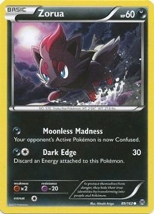 Zorua (89) (89) 089 - Reverse Holofoil XY BREAKthrough - Common