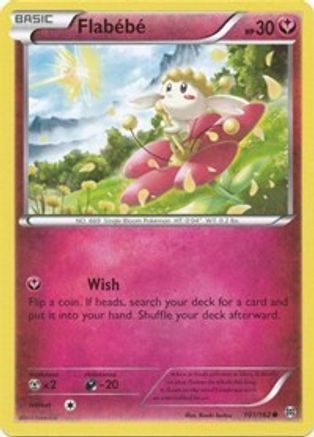 Flabebe 101 - Reverse Holofoil XY BREAKthrough - Common