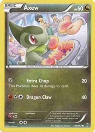 Axew (109) (109) 109 - Reverse Holofoil XY BREAKthrough - Common