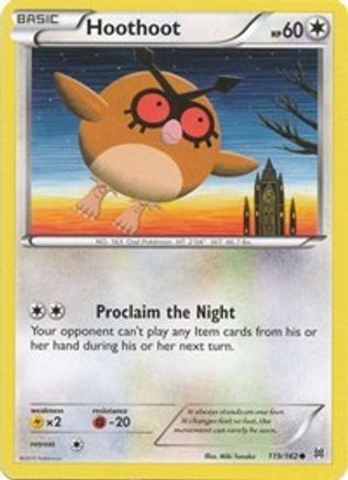 Hoothoot 119 XY BREAKthrough - Common