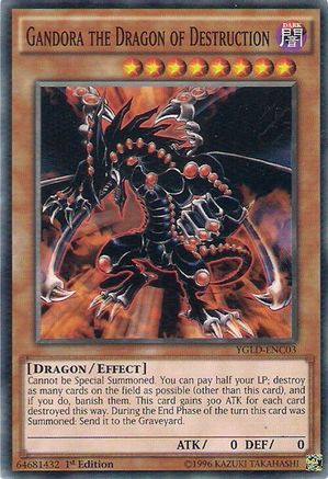 Gandora the Dragon of Destruction (YGLD-ENC03) - King of Games: Yugi's Legendary Decks 1st Edition