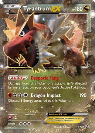 Tyrantrum EX XY70 - Holofoil XY Promos - Promo