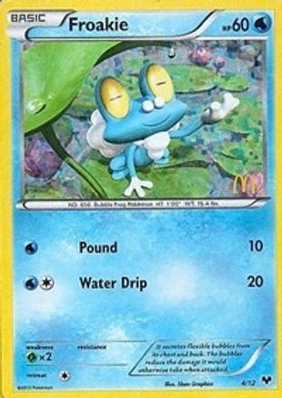 Froakie - 4/12/12 - Holofoil McDonalds Promos 2014 - Promo