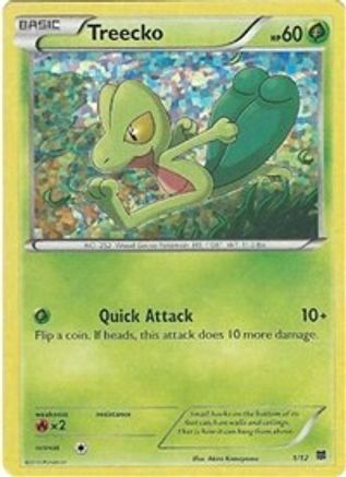 Treecko - 1/12/12 - Holofoil McDonalds Promos 2015 - Promo