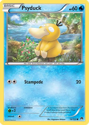 Psyduck 016 XY BREAKpoint - Common