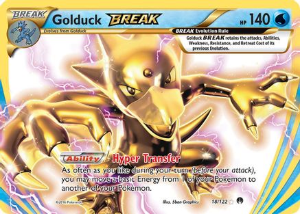 Golduck BREAK 018 - Holofoil XY BREAKpoint - Rare BREAK