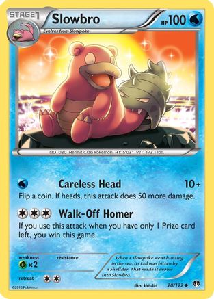 Slowbro 020 - Reverse Holofoil XY BREAKpoint - Uncommon