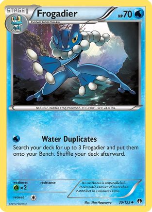 Frogadier 039 - Reverse Holofoil XY BREAKpoint - Uncommon