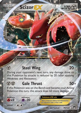 Scizor EX 076 - Holofoil XY BREAKpoint - Ultra Rare
