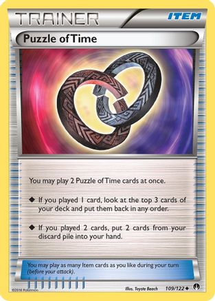Puzzle of Time 109 XY BREAKpoint - Uncommon