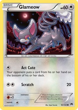 Glameow 093 XY BREAKpoint - Common