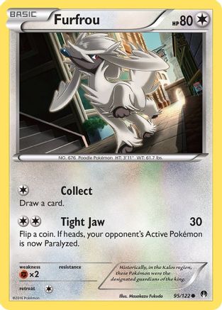 Furfrou 095 - Reverse Holofoil XY BREAKpoint - Common