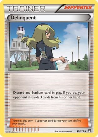 Delinquent 098 XY BREAKpoint - Uncommon
