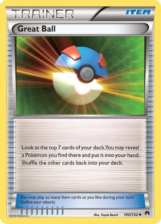 Great Ball 100 XY BREAKpoint - Uncommon