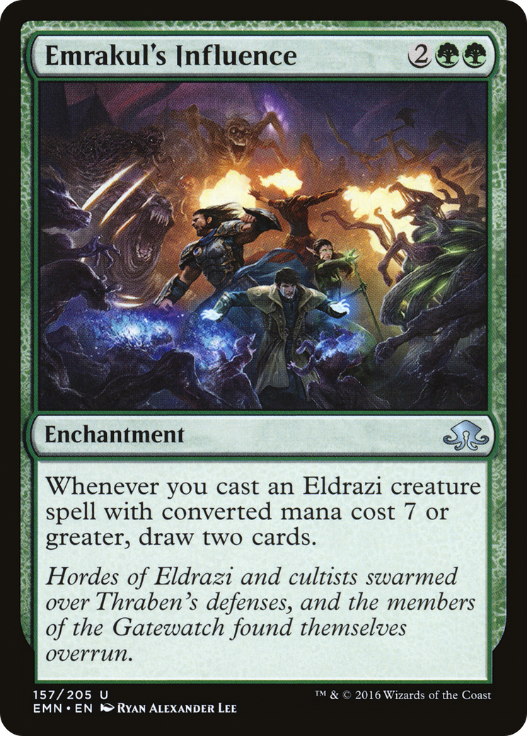 Emrakul's Influence (EMN-157) - Eldritch Moon Foil