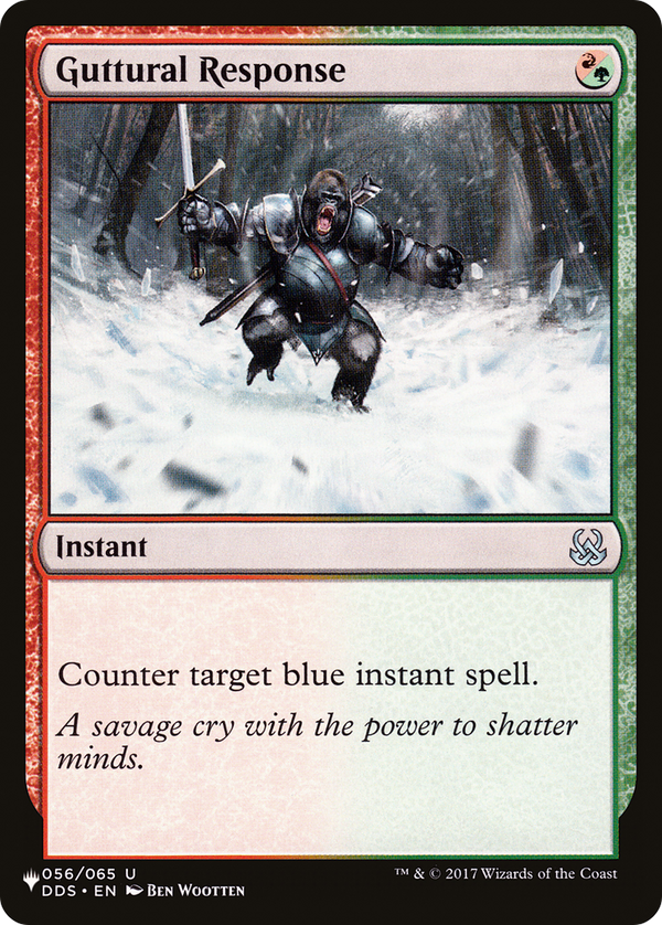 Guttural Response (LIST-056/065) - The List