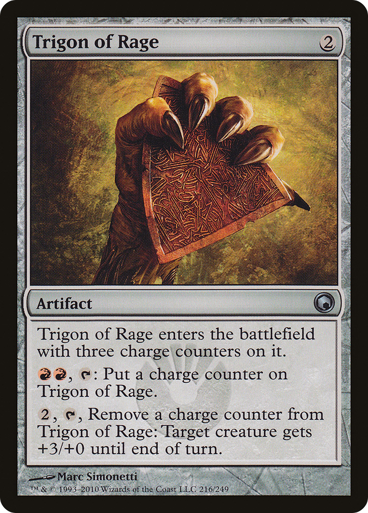Trigon of Rage (SOM-216) - Scars of Mirrodin Foil