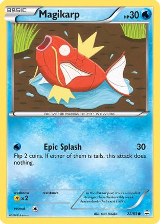 Magikarp 022 - Reverse Holofoil Generations - Common
