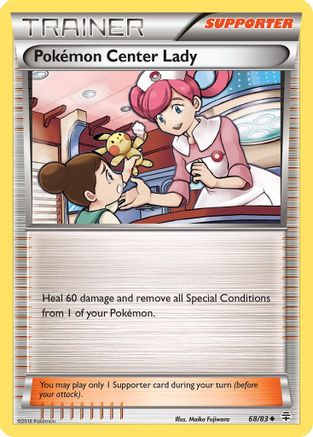 Pokemon Center Lady 068 - Reverse Holofoil Generations - Uncommon