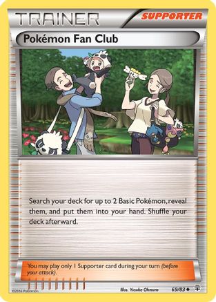 Pokemon Fan Club 069 - Reverse Holofoil Generations - Uncommon