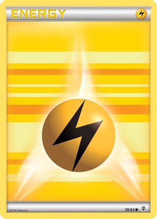 Lightning Energy 078 - Reverse Holofoil Generations - Common