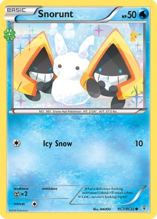 Snorunt RC7 Generations Radiant Collection - Common