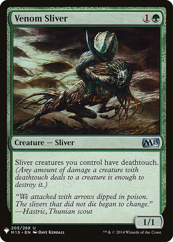Venom Sliver (LIST-205) - The List