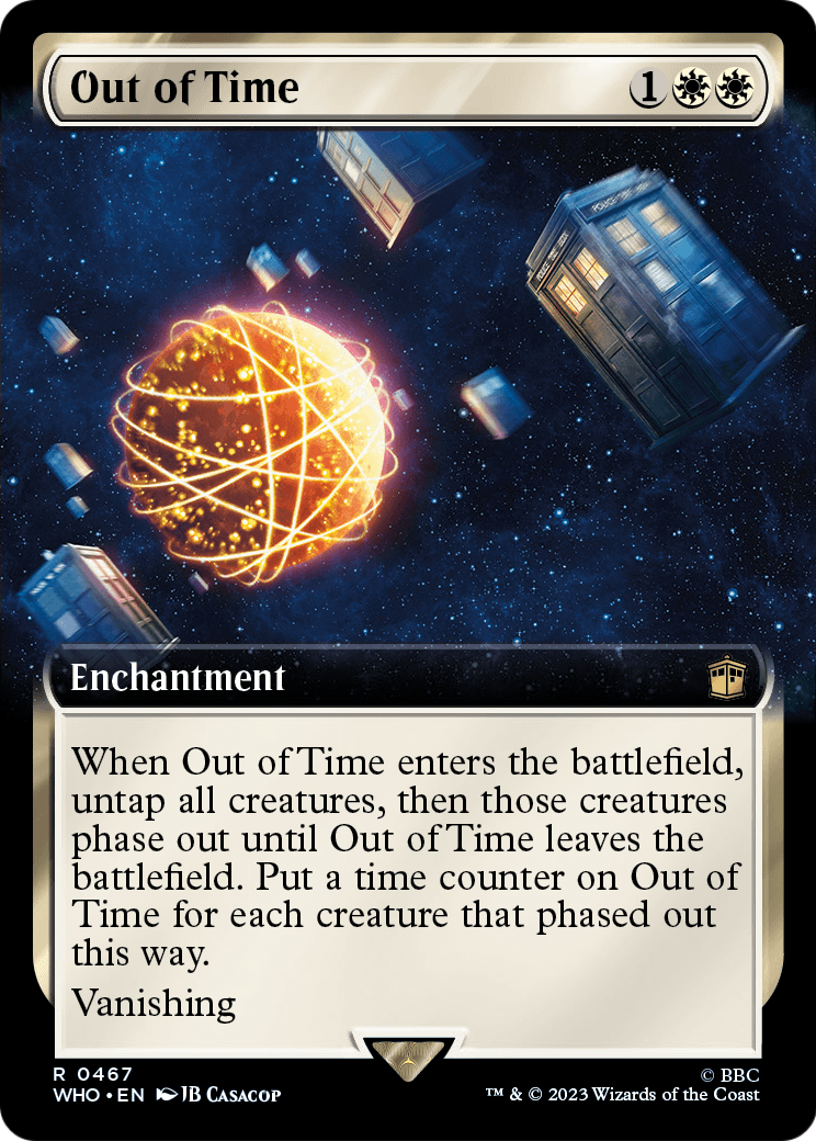 Out of Time (Extended Art) (WHO-467) - Doctor Who: (Extended Art) Foil