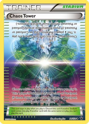 Chaos Tower 094 XY Fates Collide - Uncommon