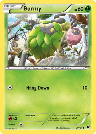 Burmy 002 XY Fates Collide - Common