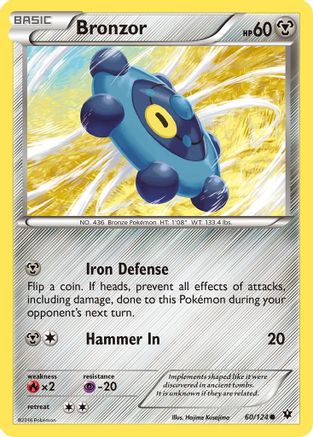 Bronzor 060 XY Fates Collide - Common