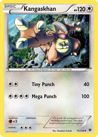 Kangaskhan 075 XY Fates Collide - Uncommon