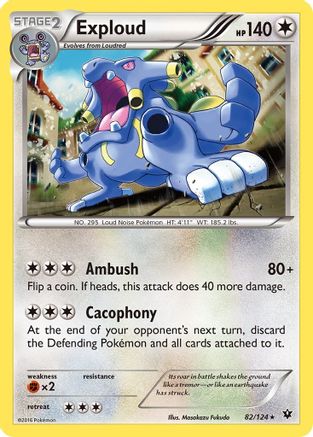 Exploud XY Fates Collide - Rare