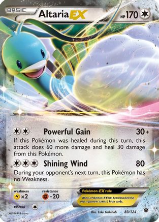 Altaria EX 083 - Holofoil XY Fates Collide - Ultra Rare