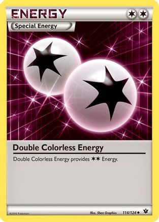 Double Colorless Energy 114 XY Fates Collide - Uncommon