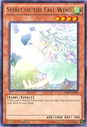 Spirit of the Fall Wind (SHVI-EN039) - Shining Victories 1st Edition