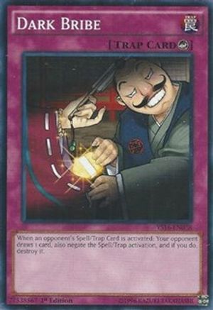 Dark Bribe (YS16-EN038) - Starter Deck: Yuya 1st Edition