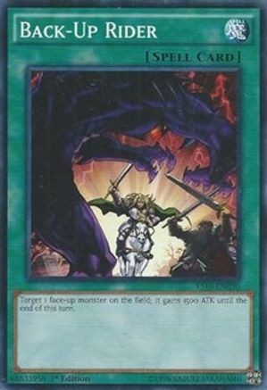 Back-Up Rider (YS16-EN030) - Starter Deck: Yuya 1st Edition
