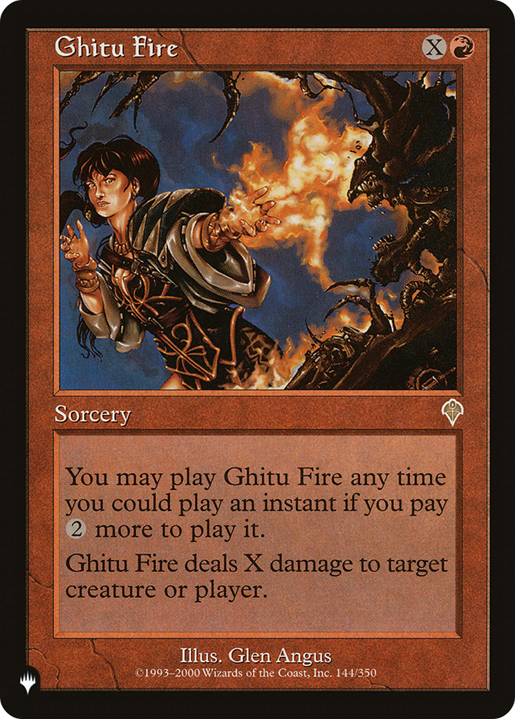 Ghitu Fire (LIST-144/350) - The List