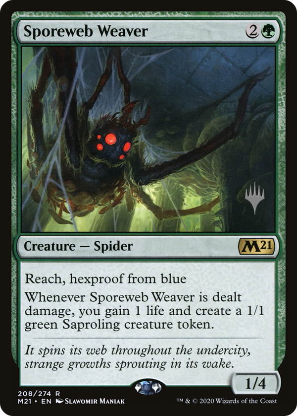 Sporeweb Weaver (PPM21-208) - Core Set 2021 Promos Foil