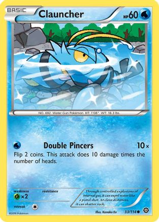 Clauncher 033 XY Steam Siege - Common