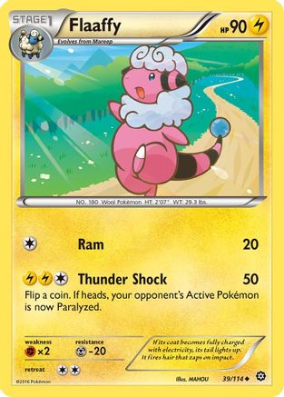 Flaaffy 039 XY Steam Siege - Uncommon