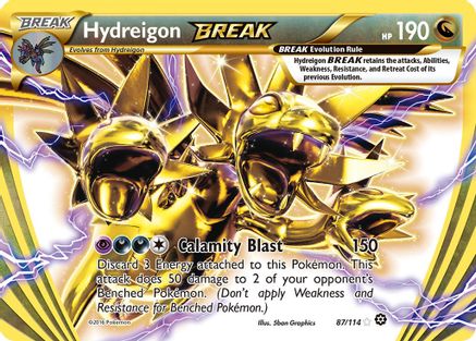 Hydreigon BREAK 087 - Holofoil XY Steam Siege - Rare BREAK