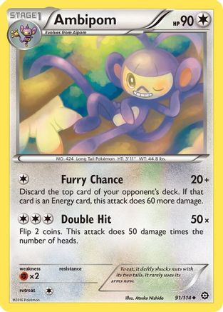 Ambipom 091 XY Steam Siege - Uncommon