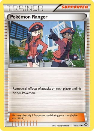 Pokemon Ranger 104 XY Steam Siege - Uncommon