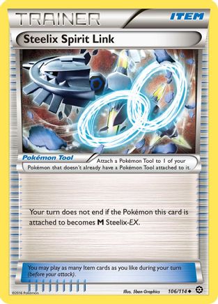 Steelix Spirit Link 106 - Reverse Holofoil XY Steam Siege - Uncommon