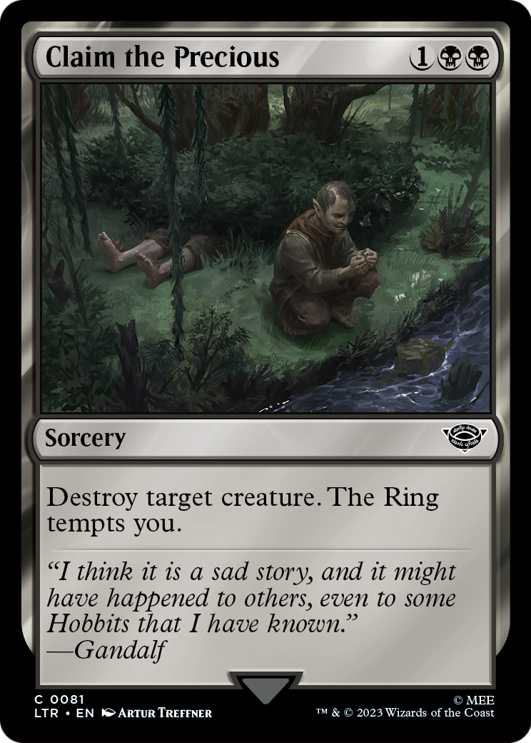 Claim the Precious (LTR-081) - The Lord of the Rings: Tales of Middle-earth Foil